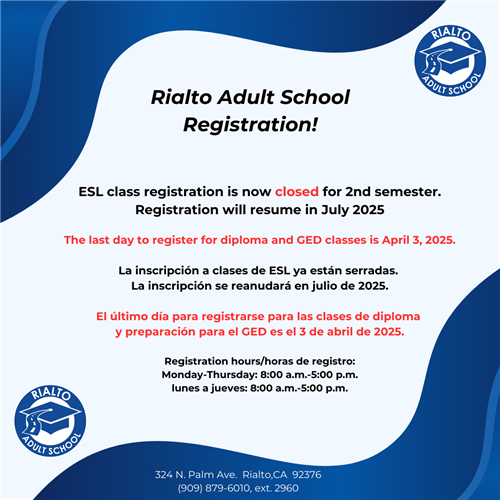 Spring Registration